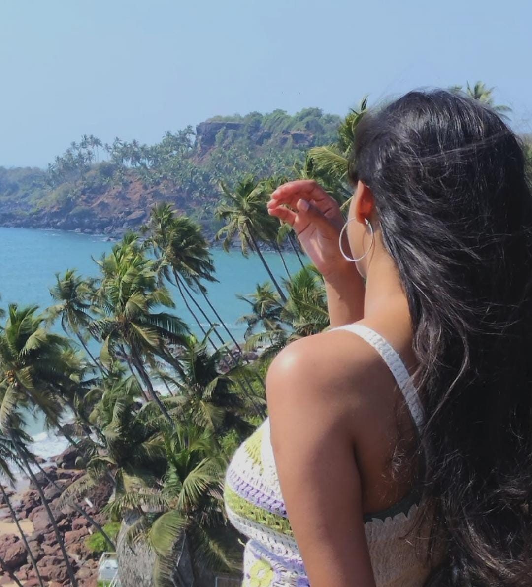 Goa, over the palms