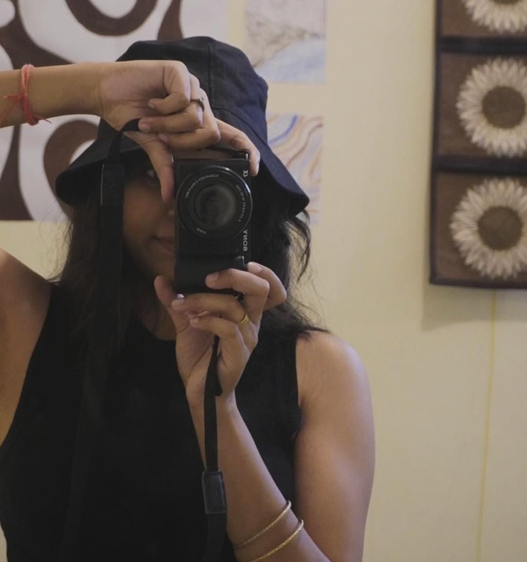 Behind the camera