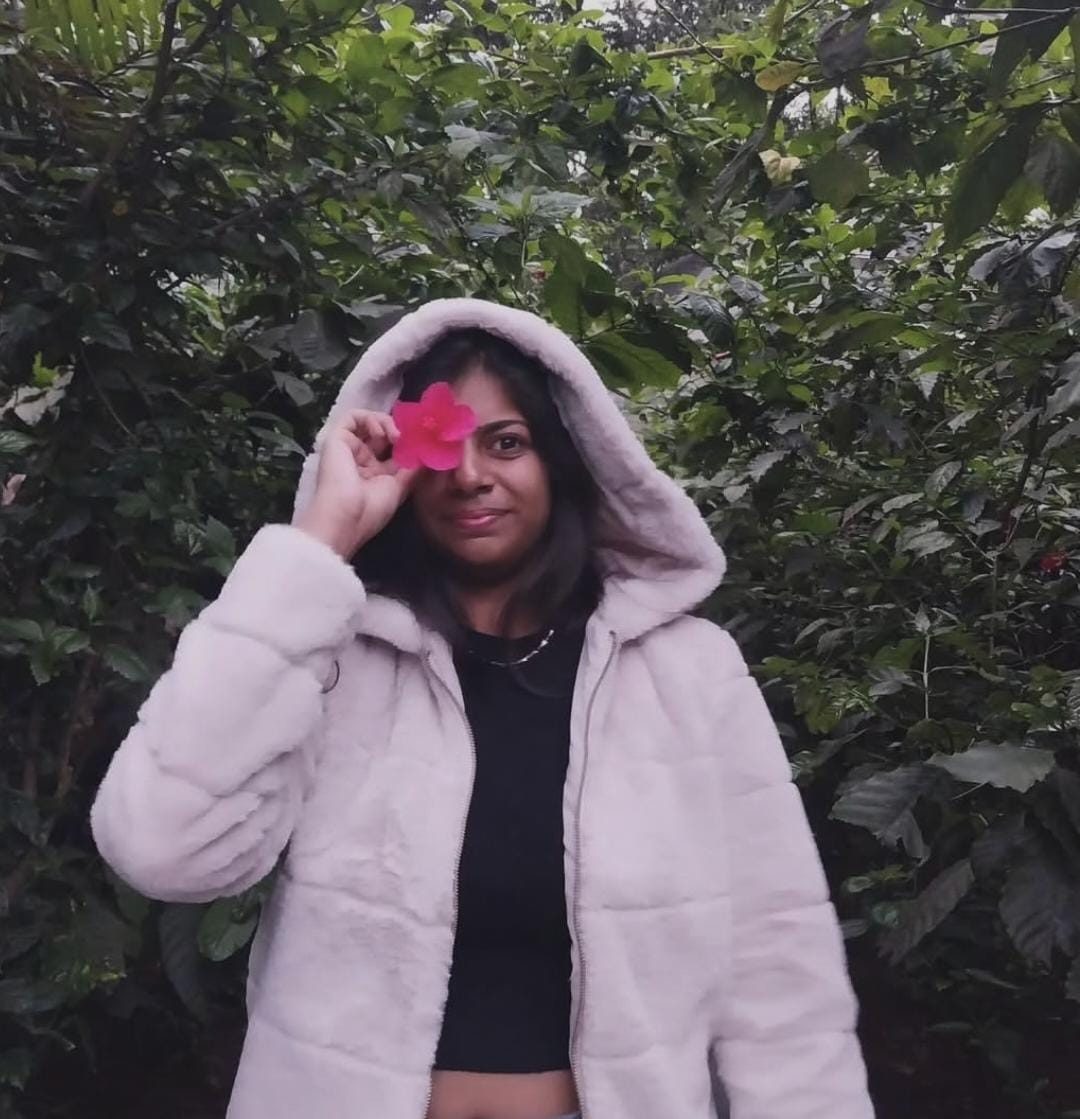 A hibiscus and a hoodie